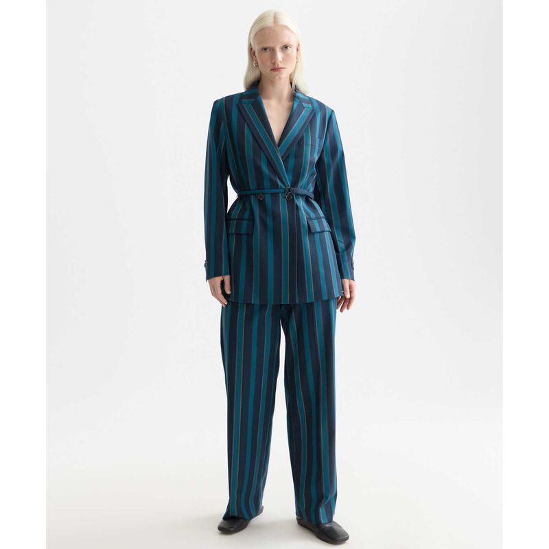 Scotch & Soda Blanket Stripe Double Breasted Blazer image number 3